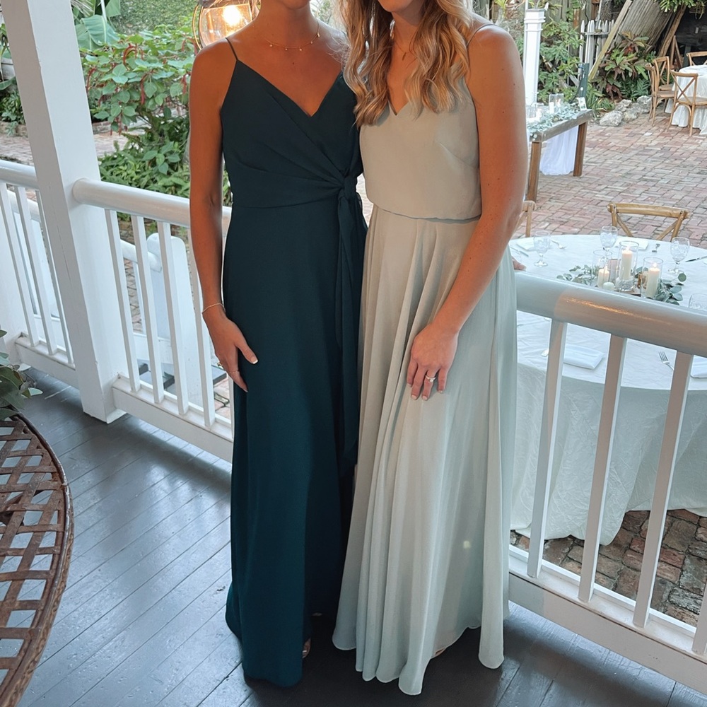 Emerald green formal dress